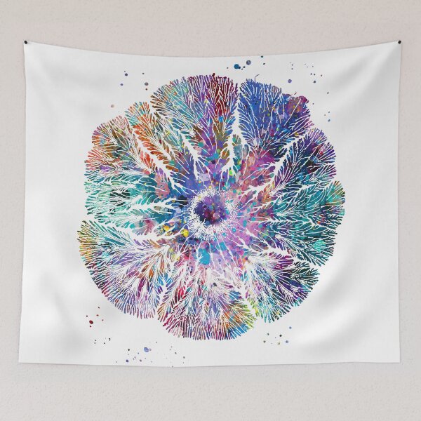 Item preview, Bacteria Colony of Paenibacillus Dendritiformis designed and sold by EvasDreams.