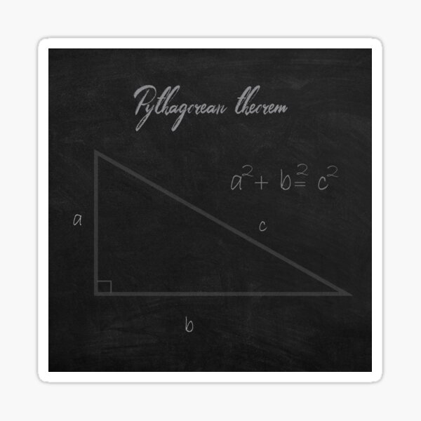Item preview, Pythagorean theorem designed and sold by sciencefacts.