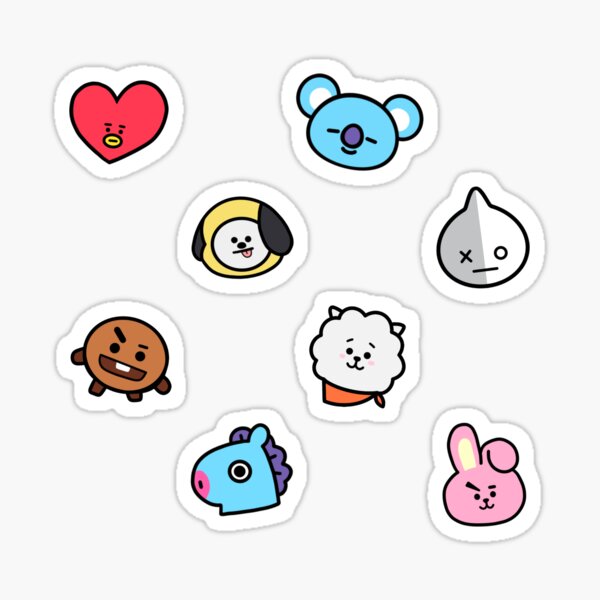 all 8 bt 21 sticker by jazzy 1968 redbubble