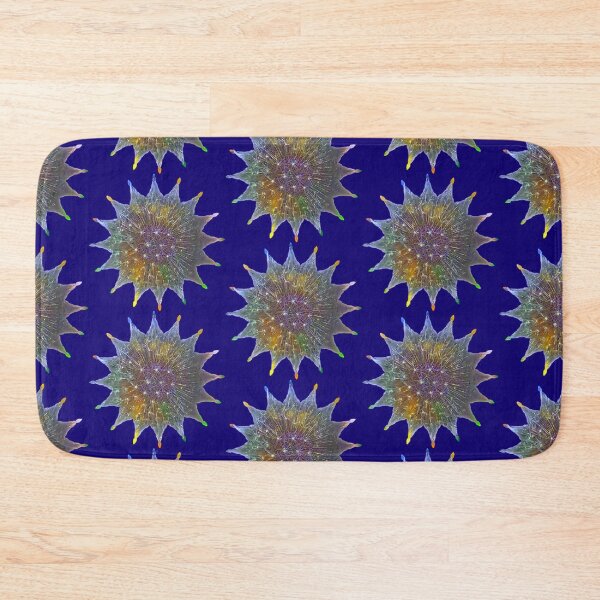 Item preview, Royal Blue Abstract Dandelion by Iritof designed and sold by iritof.