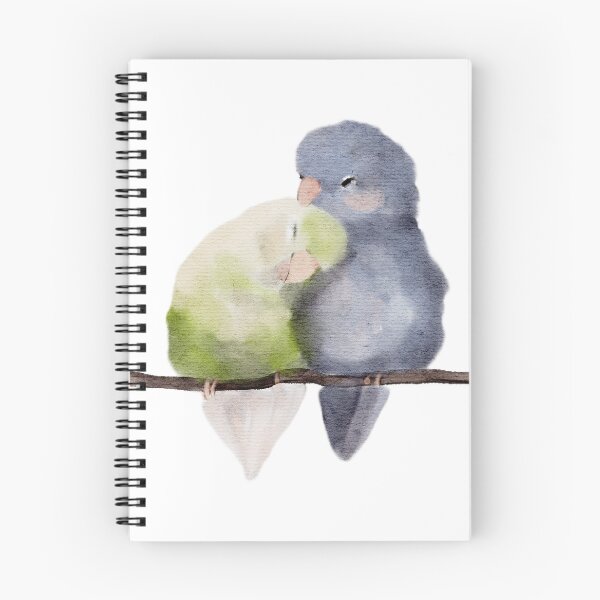 Item preview, Budgies in Love Watercolor designed and sold by Monica Laipple.