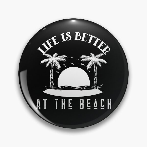 Item preview, Life Is Better At The Beach Sunset Waves Palm Trees designed and sold by LadySaltwater.
