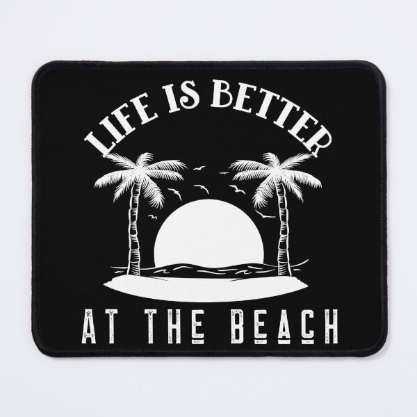 Item preview, Life Is Better At The Beach Sunset Waves Palm Trees designed and sold by LadySaltwater.
