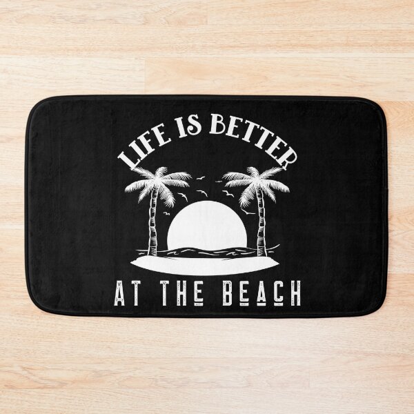 Item preview, Life Is Better At The Beach Sunset Waves Palm Trees designed and sold by LadySaltwater.