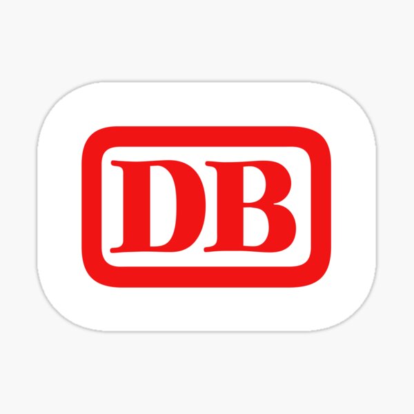 DB Die Bahn German Federal Railways Logo 'G' scale garden rail stickers decals