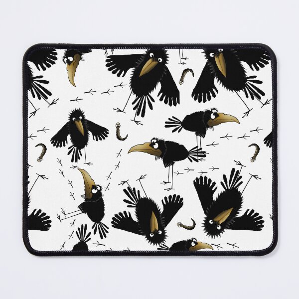 Item preview, Two Dirpy Crows and a Worm designed and sold by WildBirdArt.