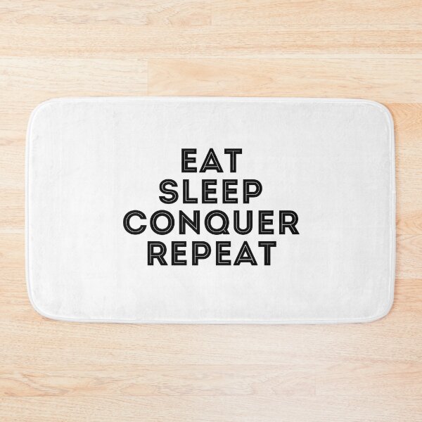 Item preview, Eat Sleep Conquer Repeat designed and sold by SportDIXIT.
