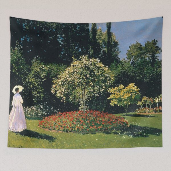 Item preview, Jeanne-Marguerite Lecadre in the Garden Sainte-Adresse_Claude Monet  French impressionist painter (1840-1926) designed and sold by HomeGallery.