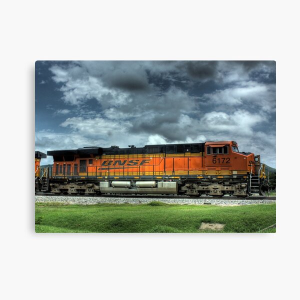 BNSF Train HDR Canvas Print