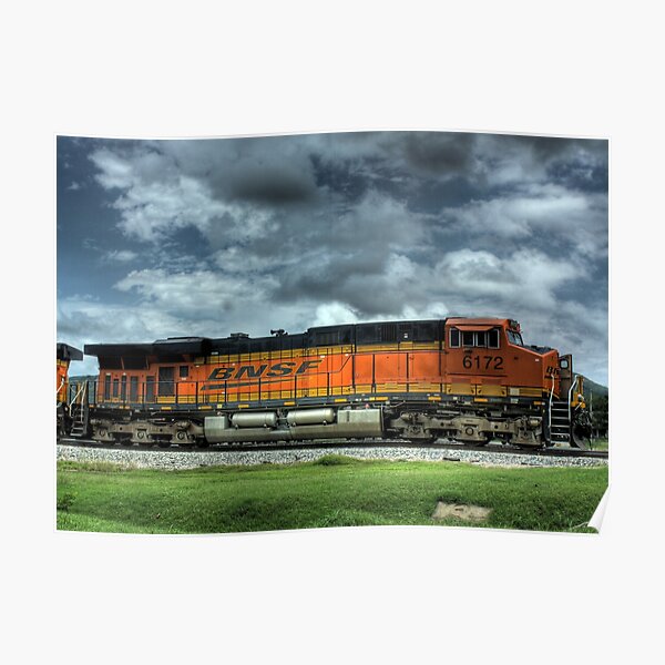 BNSF Train HDR Poster