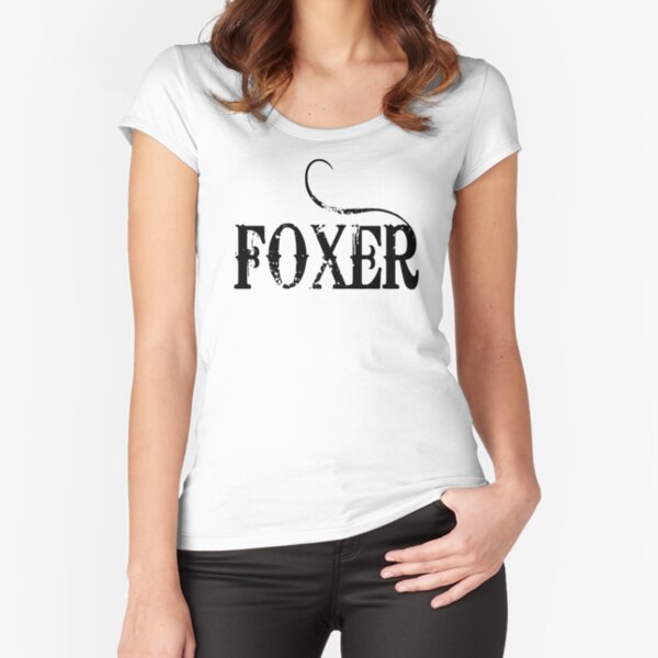 FOXER logo Fitted Scoop T-Shirt