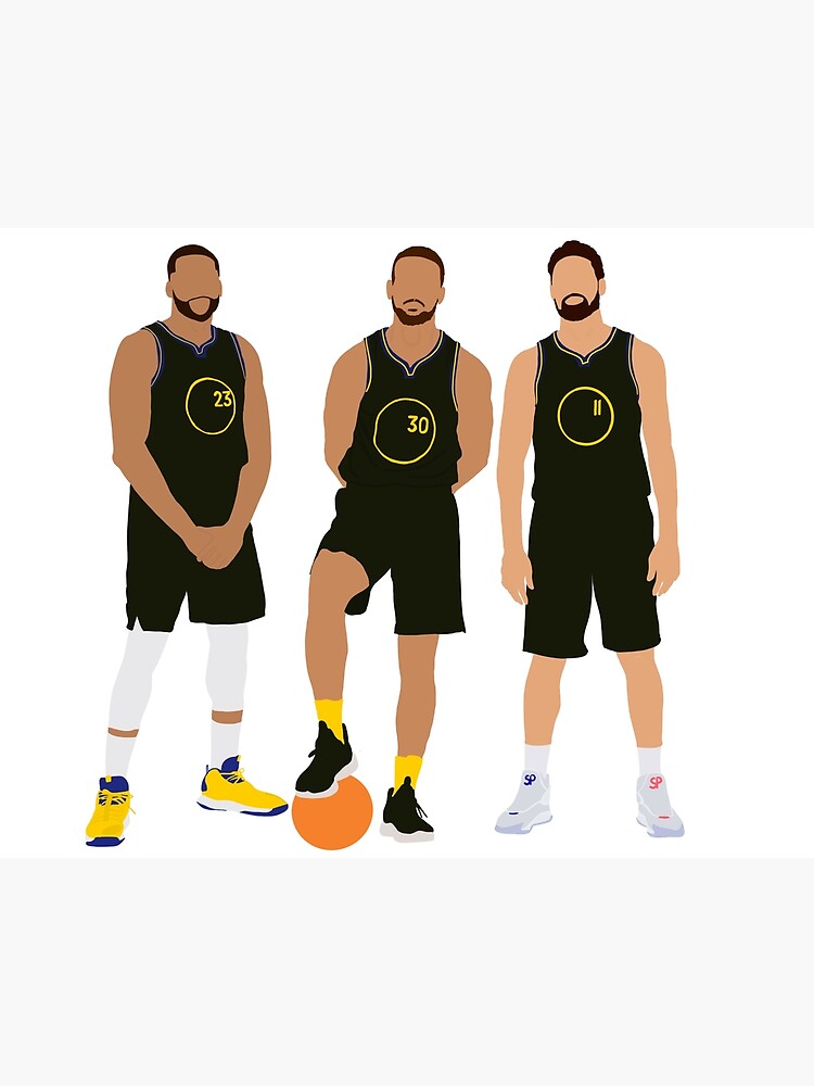 Men's Klay Thompson Gray Golden State Warriors NBA Player Graphic Tri-Blend  T-Shirt