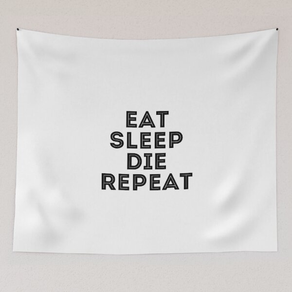 Item preview, Eat Sleep Die Repeat designed and sold by SportDIXIT.