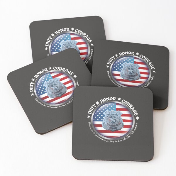 Item preview, Patriotic USA Duty Honor Courage Design Police, Military, Fireman  designed and sold by GEM STYLE.