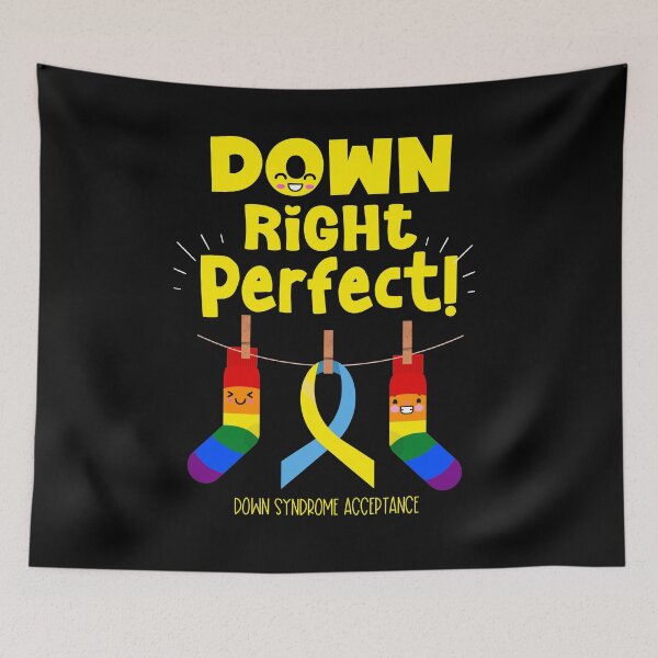 Item preview, Down Right Perfect! Down Syndrome Awareness Acceptance designed and sold by Mumzy2many.