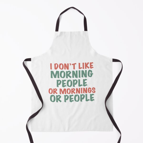 Item preview, I don't like morning people designed and sold by Black-Orc.
