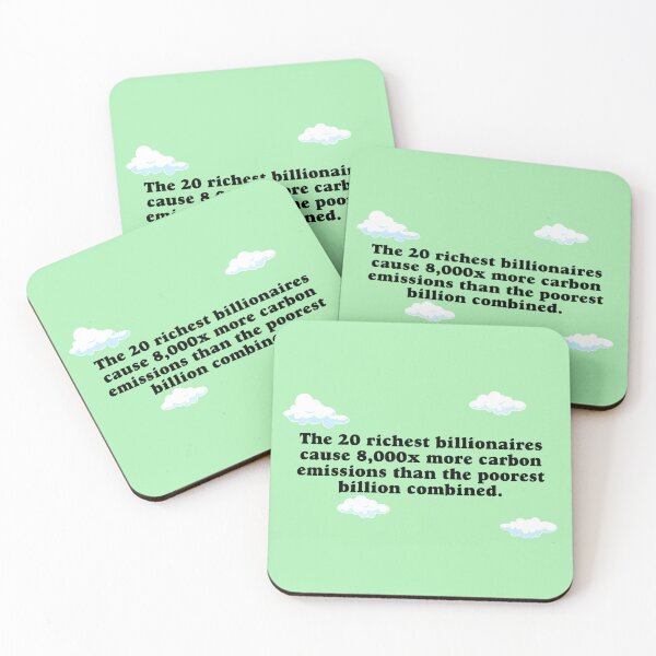 Item preview, Billionaires Are Bad For The Environment - Climate Change designed and sold by Picket Club.