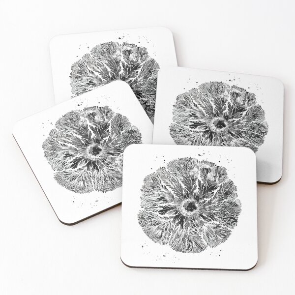 Item preview, Bacteria Colony of Paenibacillus Dendritiformis designed and sold by EvasDreams.