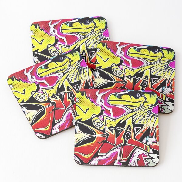 Item preview, Street Graffiti Art Jurassic Illustration designed and sold by RyanCaudell.
