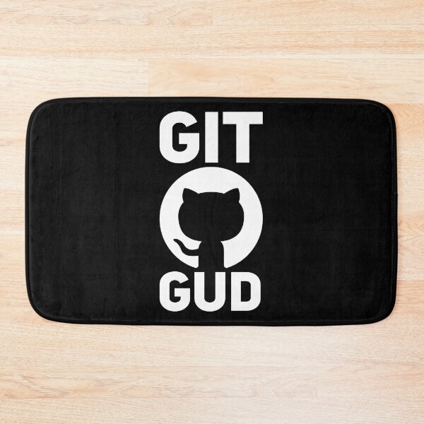 Item preview, Git Gud GitHub Black designed and sold by Malwears.