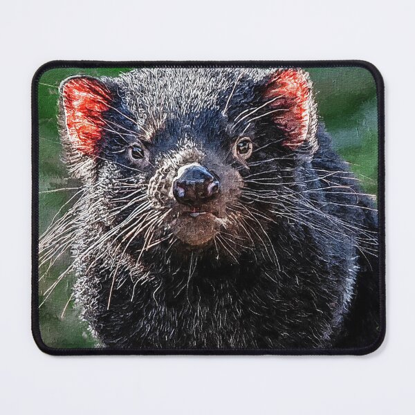 Item preview, Cute Tasmanian Devil oil paint, Adorable Australian Tasmanian Devil , Australian Animals Drawing, Tasmanian Devil Art designed and sold by Paintcorner.