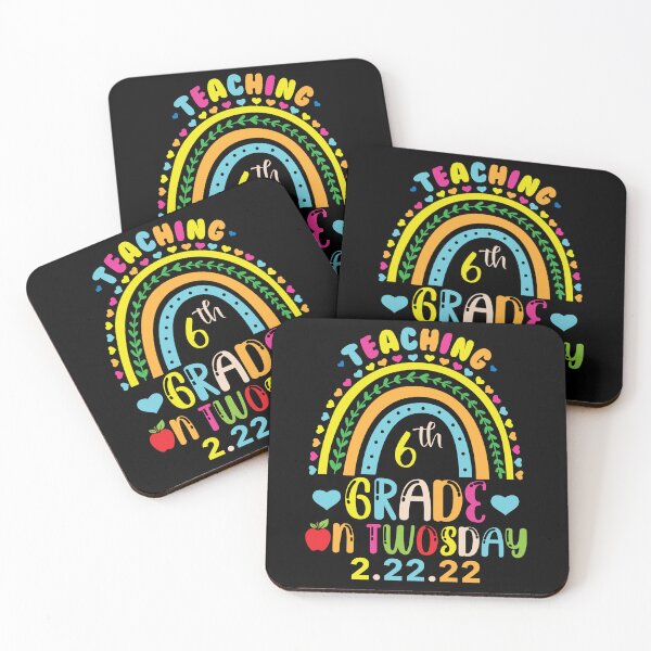 Item preview, Teaching 6th Grade on Twosday 2-22-22 ( Teacher Funny Date T-shirt ) designed and sold by podekom.