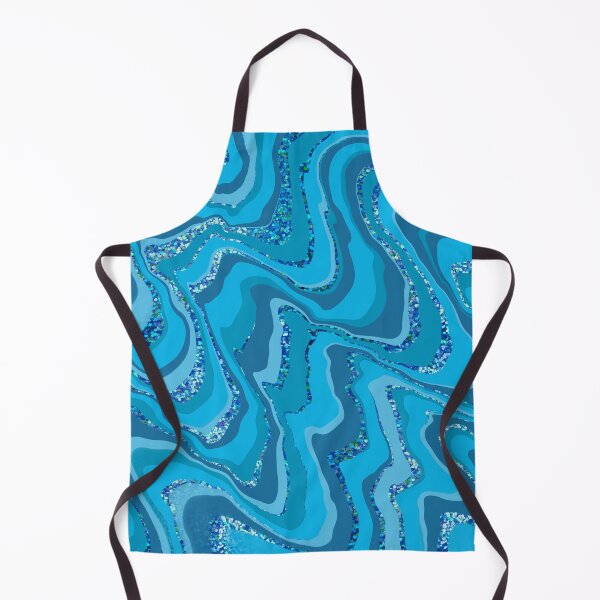 Item preview, Blue Liquid Marble Paint Pour designed and sold by Julie Erin Designs.