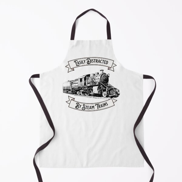 Item preview, Easily Distracted by Steam Trains Engine Locomotive designed and sold by TheTrainRoom.