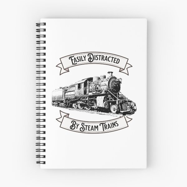 Item preview, Easily Distracted by Steam Trains Engine Locomotive designed and sold by TheTrainRoom.