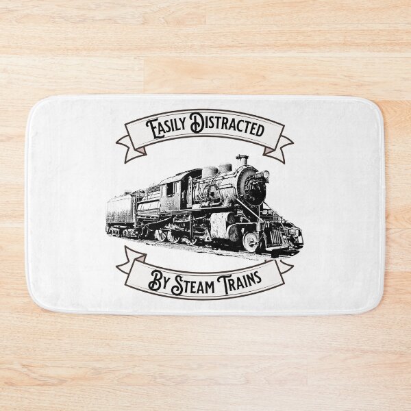 Item preview, Easily Distracted by Steam Trains Engine Locomotive designed and sold by TheTrainRoom.