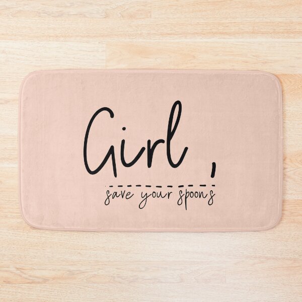 Item preview, Girl Save Your Spoons, Funny Spoonies, Spoonie Gift, designed and sold by SweetbeStore.