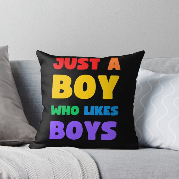 Item preview, JUST A BOY WHO LIKES BOYS designed and sold by appareltolove.