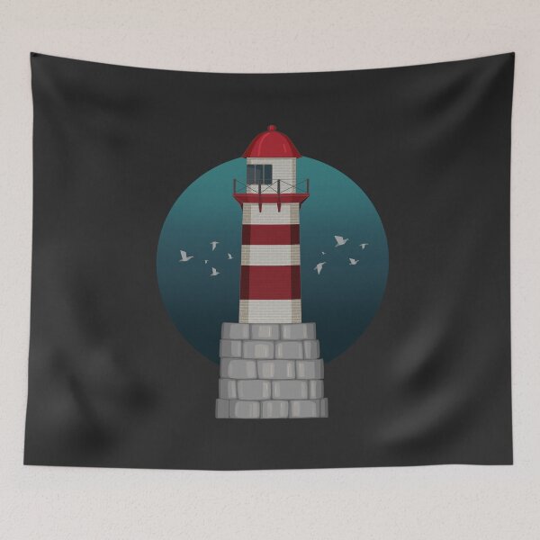Item preview, Lonesome Lighthhouse designed and sold by Chrononimbus.