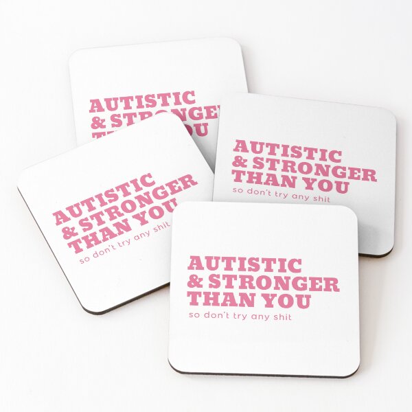 Item preview, autistic & stronger than you designed and sold by goblinbabe.