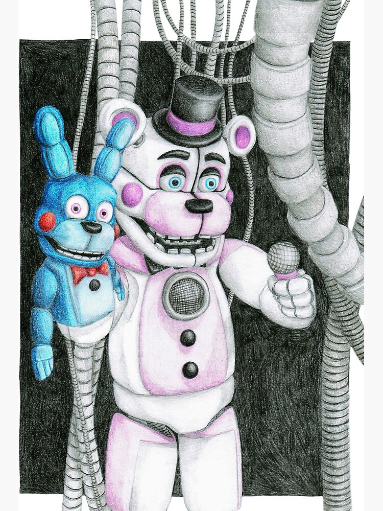 Funtime Foxy and Lolbit | Art Board Print