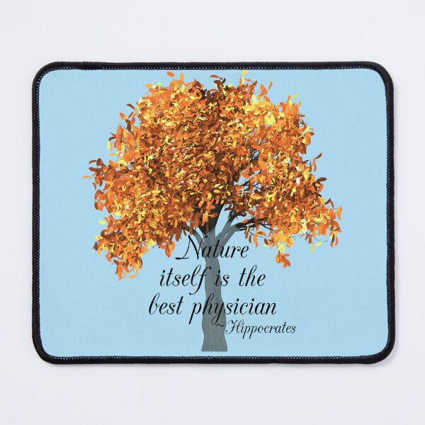 Item preview, Hippocrates - Nature itself is the best physician. Natural medicine quote designed and sold by S Quinn.