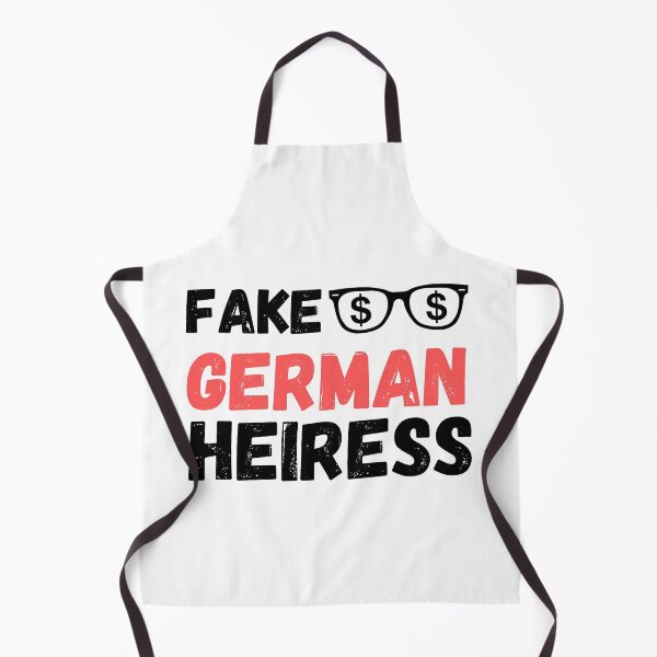 Item preview, T-shirt with FAKE GERMAN HEIRESS classic design designed and sold by serenity sahara.