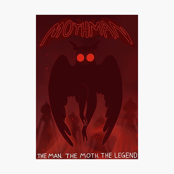 The man, the moth, the legend Photographic Print