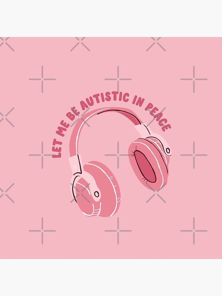 Thumbnail 3 of 3, Pin, let me be autistic in peace designed and sold by goblinbabe.