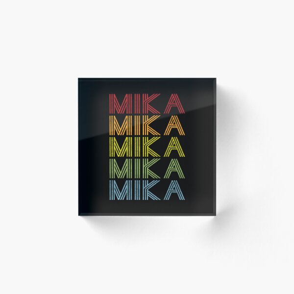 Mika Name T Shirt - Mika Vintage Retro Mika Name Gift Item Tee