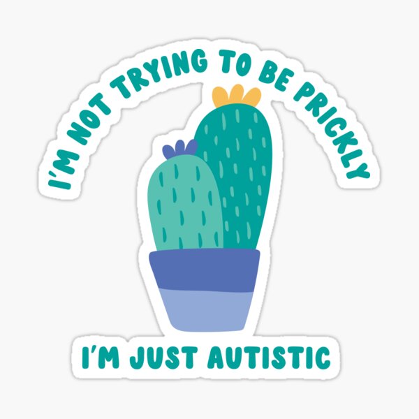 Item preview, not trying to be prickly; i'm just autistic designed and sold by goblinbabe.