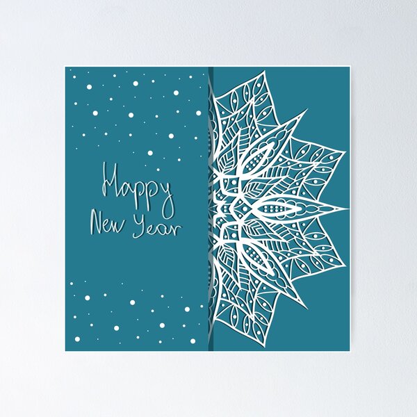 Item preview, Christmas card with snowflakes designed and sold by Ann-Julia.