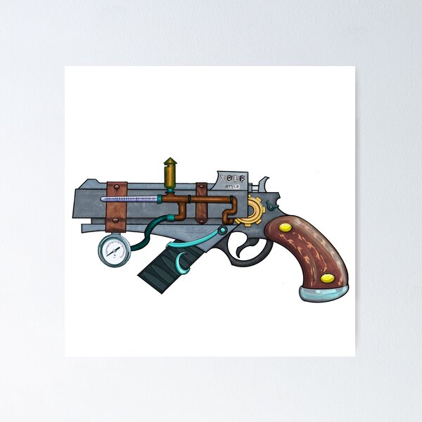 Item preview, XOLO style xteampunk steam gun designed and sold by KabronX.