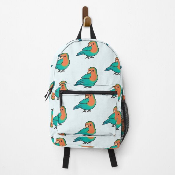Item preview, orange teal lovebird designed and sold by ✿good goodies✿.