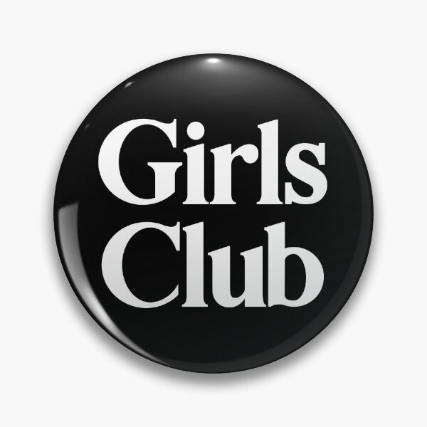 Item preview, Girls Club - Decorative Typography Text designed and sold by heyluckyseven.