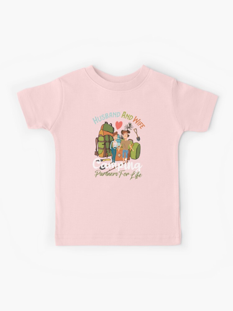 Cute Husband And Wife Camping Partners For Life Camper Shirt Cute Husband And Wife Camping Partners For Life Camper Shirt