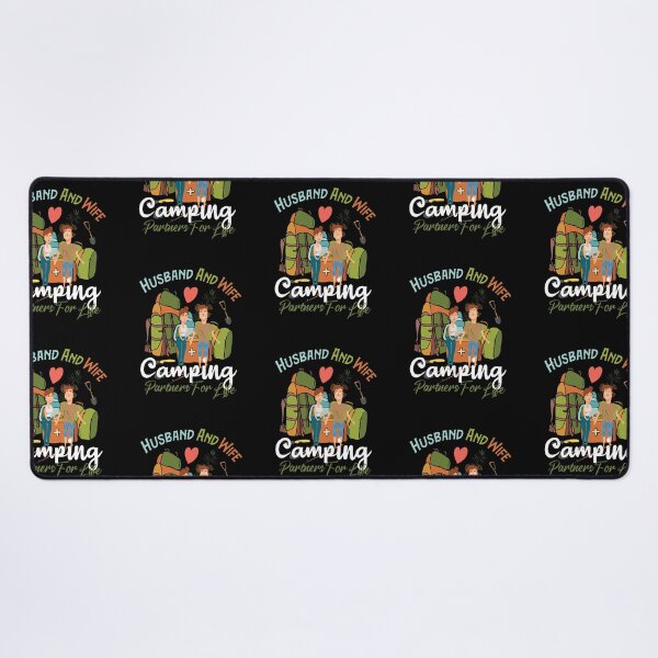 Item preview, Husband And Wife Camping Partners For Life Funny Couple Camping Lovers Gift Funny Love Adorable Camp Quote designed and sold by pedrored369.