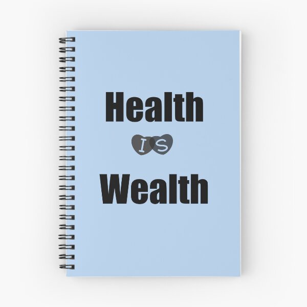 Item preview, Health is Wealth - motivational quote designed and sold by S Quinn.
