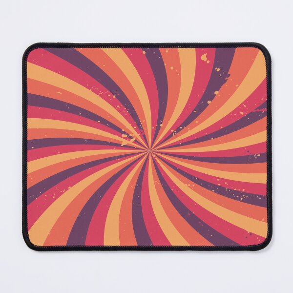 Item preview, retro sunburst background, pattern with a vintage color palette in a spiral design designed and sold by retrippy.