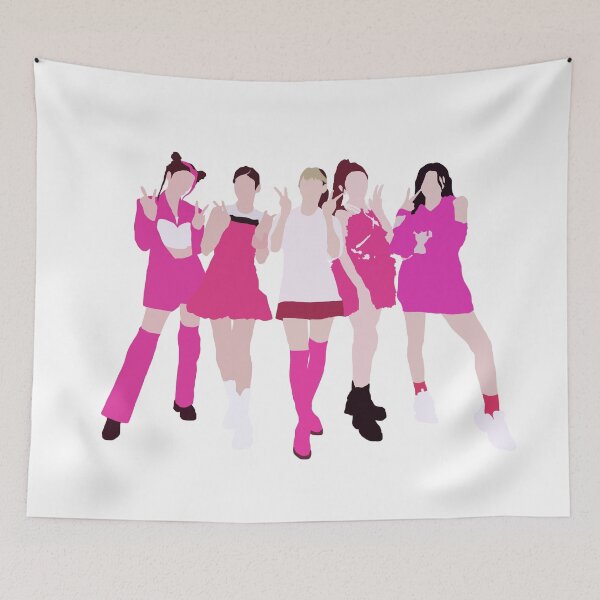 Item preview, Itzy Loco Pink Outfits Silhouette designed and sold by Blue Belle.